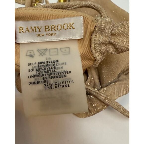 Ramy Brook Fiji Bikini Triangle Top Sz. S - Picture 4 of 5